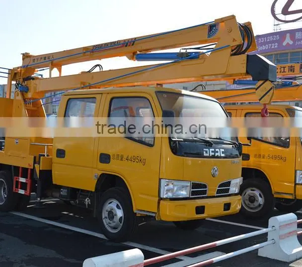 Dongfeng Double Row Aerial Work Platform Truck,High Altitude Operation Truck photo-4
