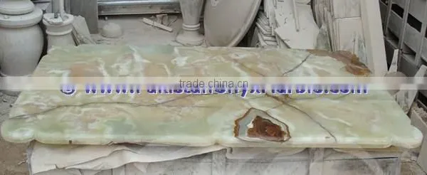 BEAUTIFUL LIGHT GREEN ONYX TABLE TOPS COLLECTION photo-5