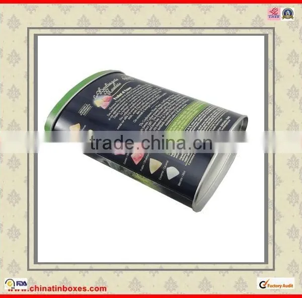 High Quality Oval Shape Custom Coffee Tin Box photo-4