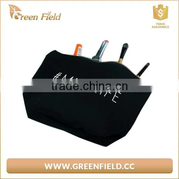 Black Washable Kraft Paper Cosmetic Bag,unique Washable Paper Makeup Cosmetic Bag photo-4