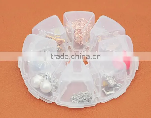 Round 8Lattice Transparent With Cover Storage Box photo-2
