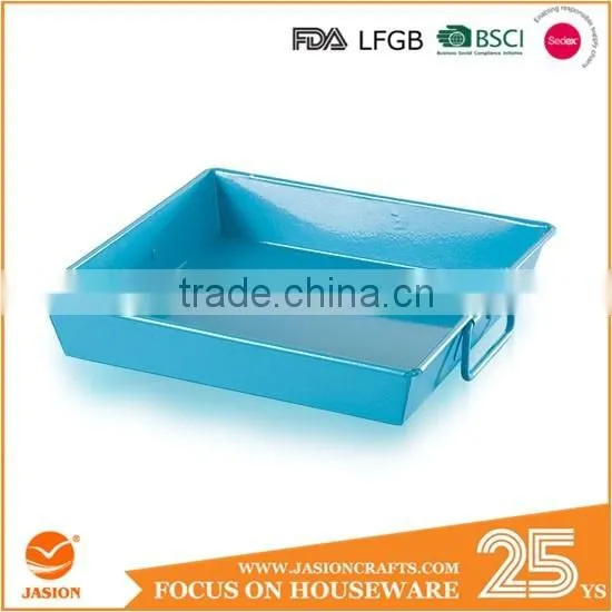 Simple Fresh Metal Food Fruit Round Tray photo-3