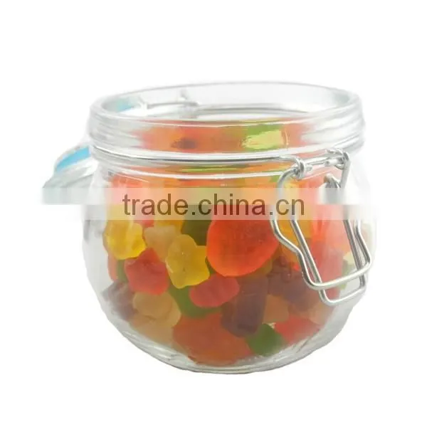 Glass Airtight Tea Tins With Clamp Lid CK13 photo-3