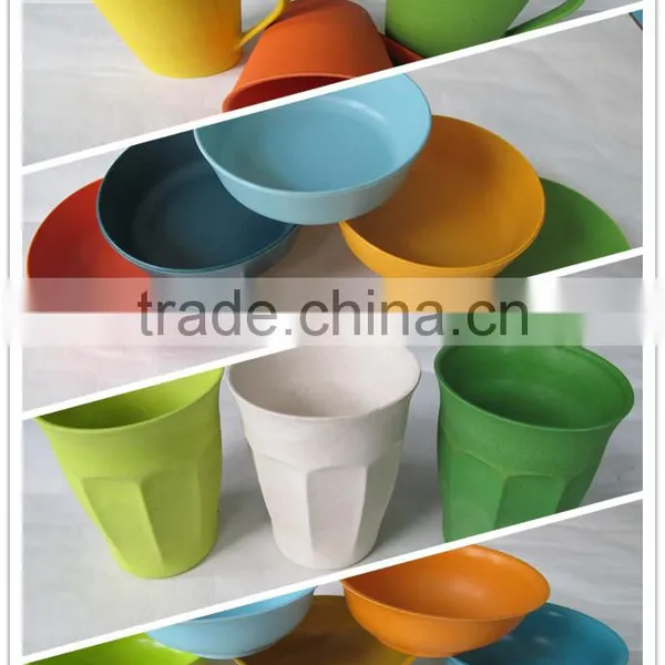 Best Sale Cheap Eco-friendly Bamboo Fiber Dinner Set photo-6