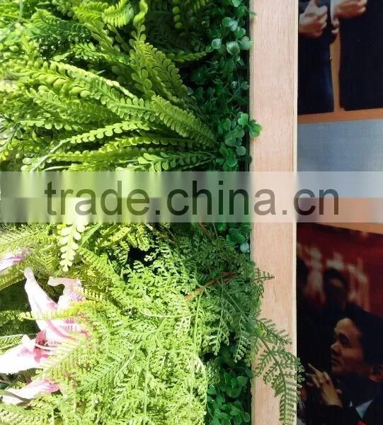 Made in China Grass Flower Wall Artificial Plants Wall for Garden and Interior Decoration photo-4