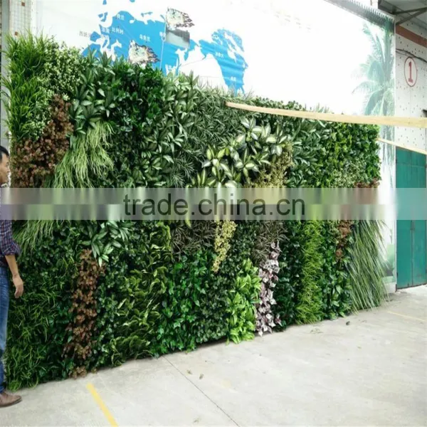 China Wholesale Fabric Plastic Artificial Plant Wall Insulation Outdoor Usage photo-4
