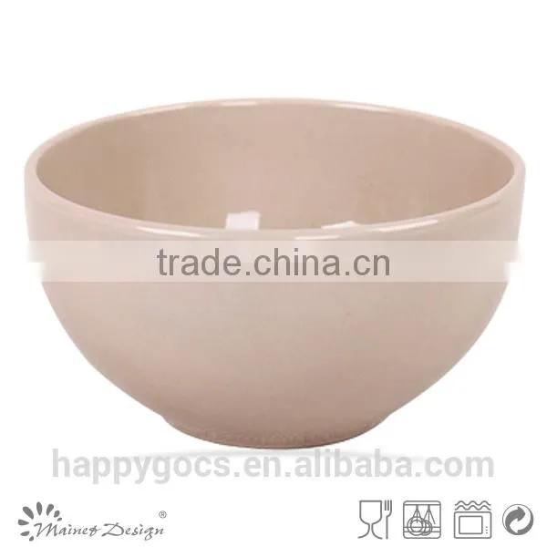 Ceramic Round Bowl Stoneware Dark Purple Rice Bowl Cereal Bowl photo-5