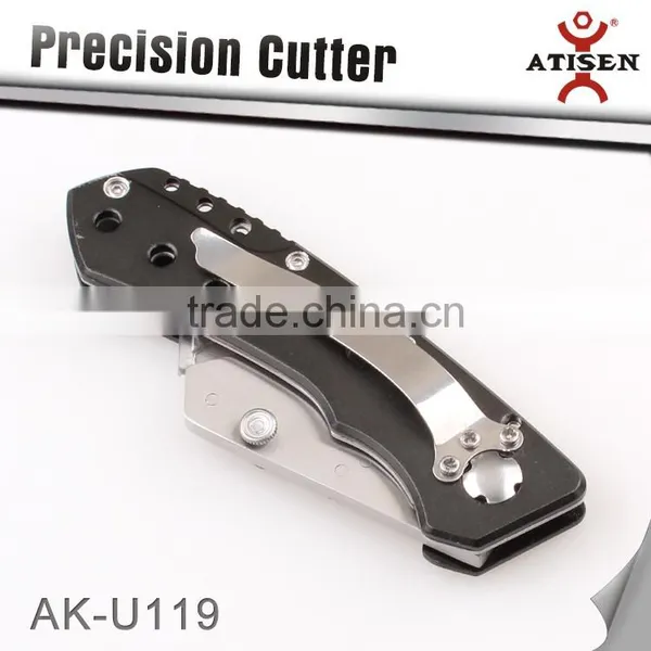 NEW Folding Utility Cutter Knife Locks With Belt Clip photo-3