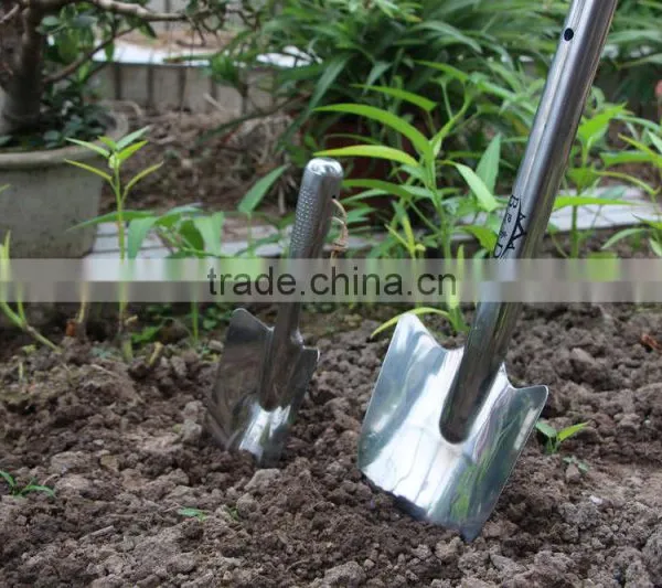BADI Hot Sale Stainless Steel Agricultural and Garden Mini Shovel With Scale on the Head photo-5