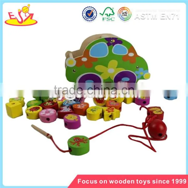 Wholesale Diy Creative Wooden Beads Box Toy High Quality Kids Wooden Beads Box Toy W11E012 photo-6
