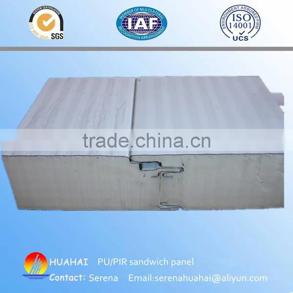 Color Steel and PU Foam Prefab Wall Panel Made photo-3