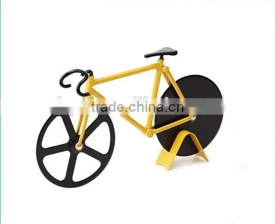 2016 New Bicycle Pizza Cutter Multifunctional Useful Kitchen Tools Pizza Tools photo-3