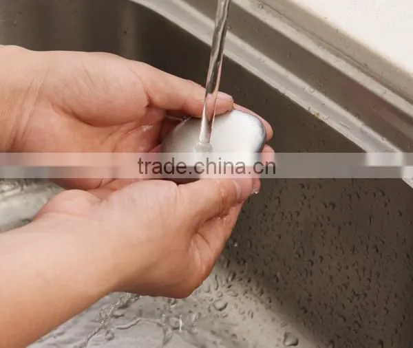 Manufacturer Eco-friendly Metal Stainless Steel Soap Bar With Plastic Holder photo-3