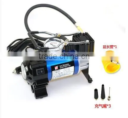 12V 150psi Metal Portable Mini Air Compressor With Flash Light photo-5