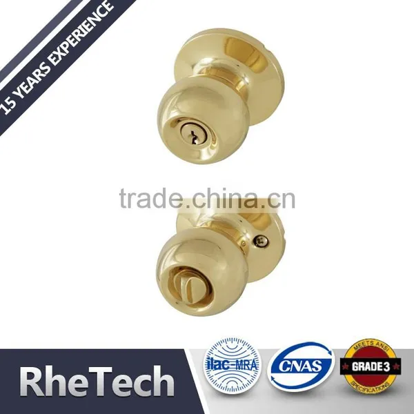 Stainless Steel Entry Privacy Passage 587 Hotel Round Knob Door Lock photo-2