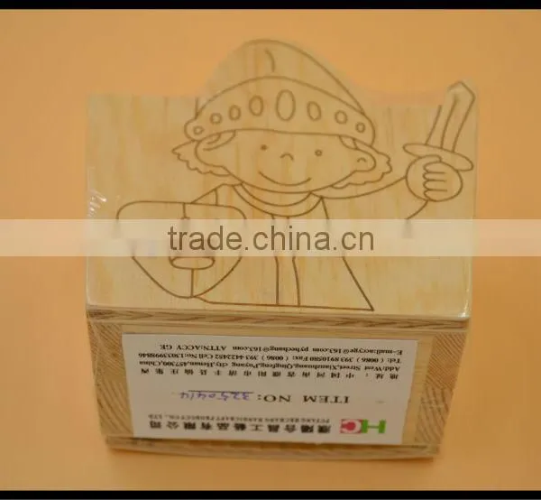 2017 Wooden Cartoon Character Pen Holder photo-4