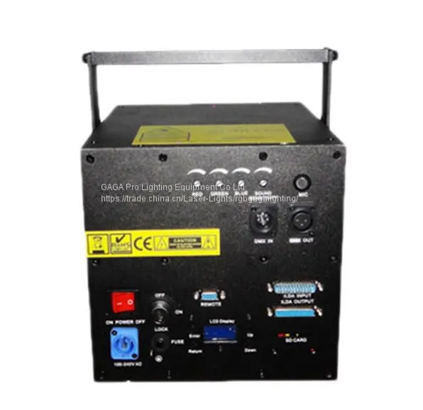 DJ Lighting RGB 3000MW Stage Club Laser Light (GA-638-RGB3000) photo-2