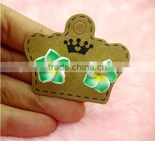 Fashion Hawaiian Plumeria Flower Stud Earring Designs for Women,Kids Polymer Clay Earrings photo-3