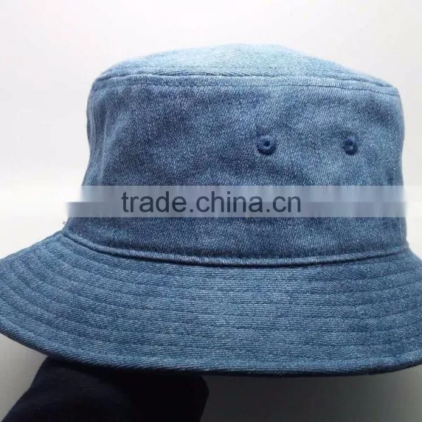 2017 Denim Bucket Hats Custom American Flag Bucket Hat photo-3