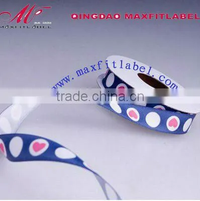 Cheap Custom Grosgrain Designer Printed Ribbon With Logo photo-3