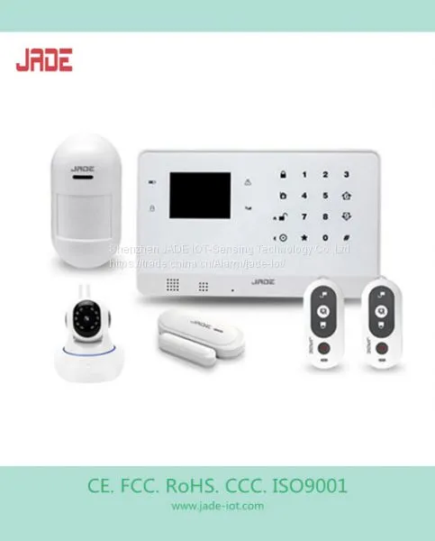 JD-GP20 zigbee GSM&PSTN/WiFi Smart Home DIY alarm network alarm systems with APP Support Work With Amazon LCD display
