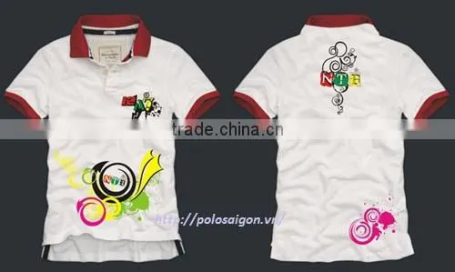 Promotion Cotton T Shirt Polo T-shirt Polo Shirt Uniform, Short Sleeves Polo photo-4