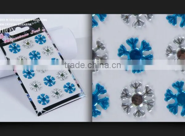 Eco-friendly Decorated Body Self Adhesive Acrylic Rhinestone Gem Sticker photo-6