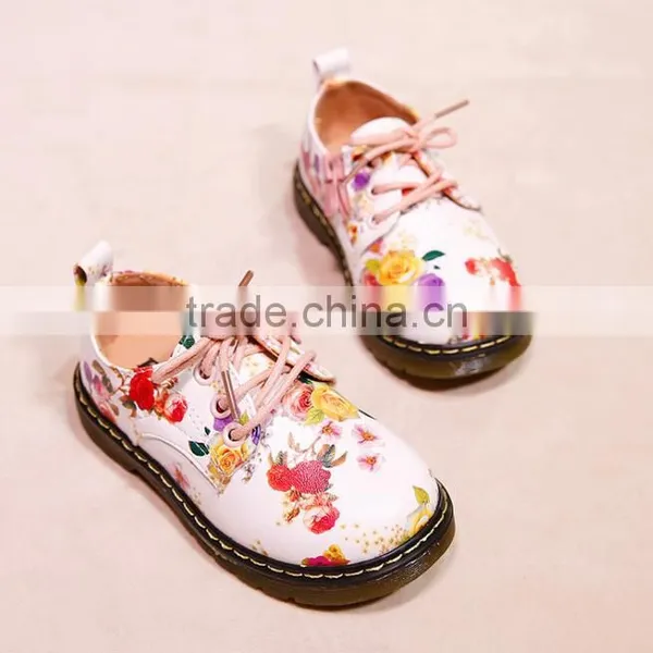Zm50348b Girls Fashion Casual Shoe 2017 Europe pu Leather Shoes Children photo-4