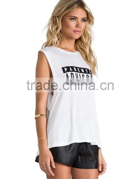 Blank White Tank Top photo-3