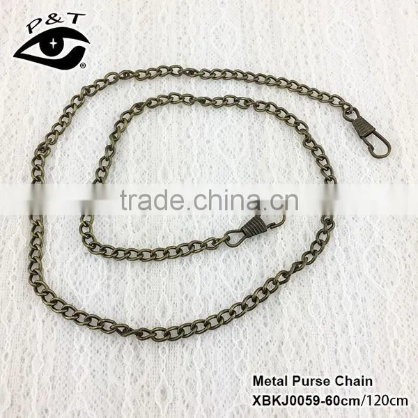 Wholesale Custom Price Long Purse Wallet Bag Link Metal Silver Chain for Handbag photo-3