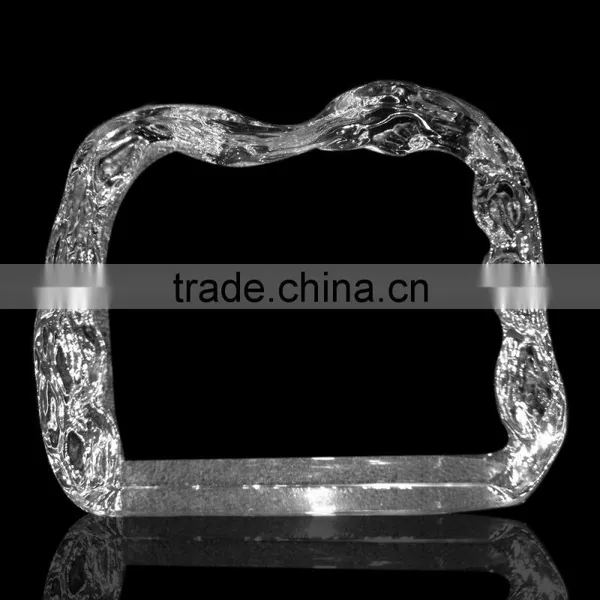 Optic Crystal Glass Blank Iceberg For Souvenirs Office Decoration JKC-0064 photo-2