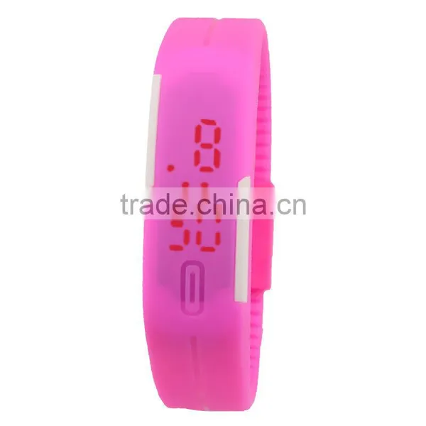 Plastic Promotional Watches With Your Own Logo Digital Bracelet Silicone Led Watch photo-4