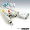 RCA Audio/Video AV Cable for Creative Zen(circle Axes Cable)