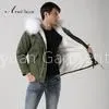 Pure Snow-white Faux Fur Male Mr Furs Short Style Coat