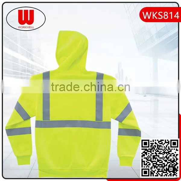 Hi Vis Oversized Reflective Hoodie Jacket photo-2