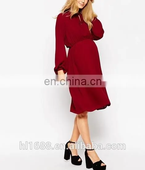 China Dongguan Supplier OEM ODM Maternity Wear Clothings Dress With Soft Tie Wholesale Maternity Clothes For Pregnant Women photo-4