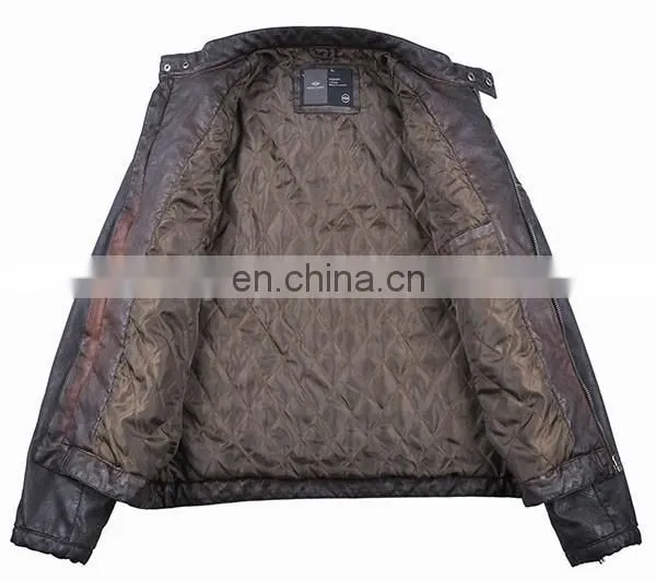 2015 New Model Designer Genuine Leather Jacket photo-3