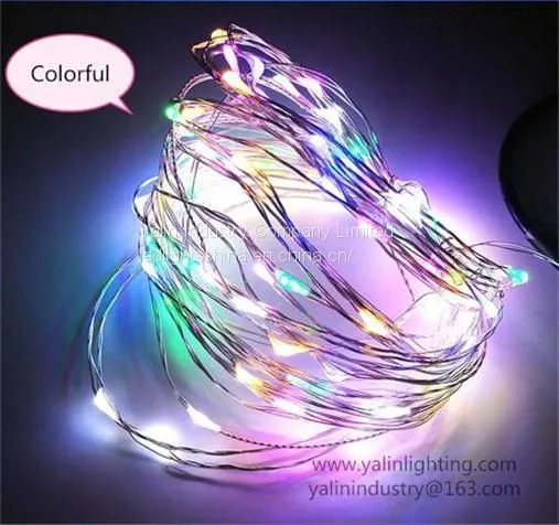 Flexible LED Copper Wire Light, Christmas Holiday Decorative Rope Lighting, Waterproof Party RGB Lights photo-2