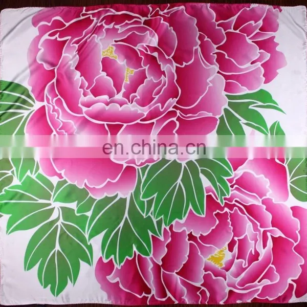 2015 Hot Sale New Trend Digital Print Custom Design Silk Scarf photo-3