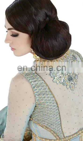 Wedding Engagement Wear Anarkali Suits Dress Material 2017 (Semi-Stitched) photo-5