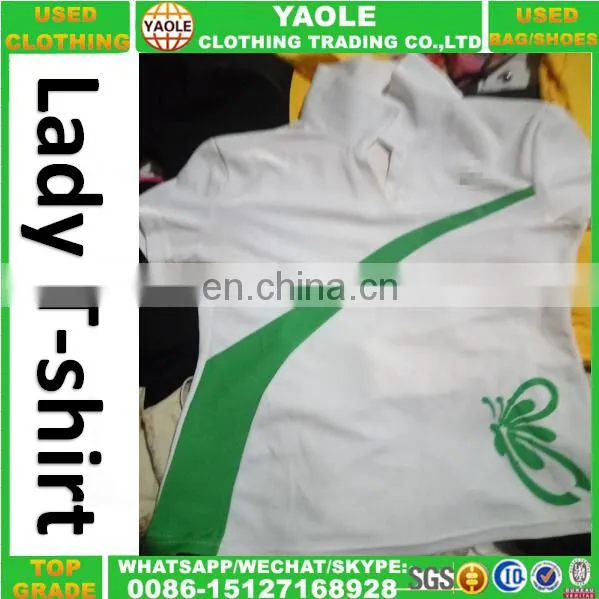 China Second Hand Clothes Bales/bulk Wholesale Used t- Shirt Price in Italy photo-5