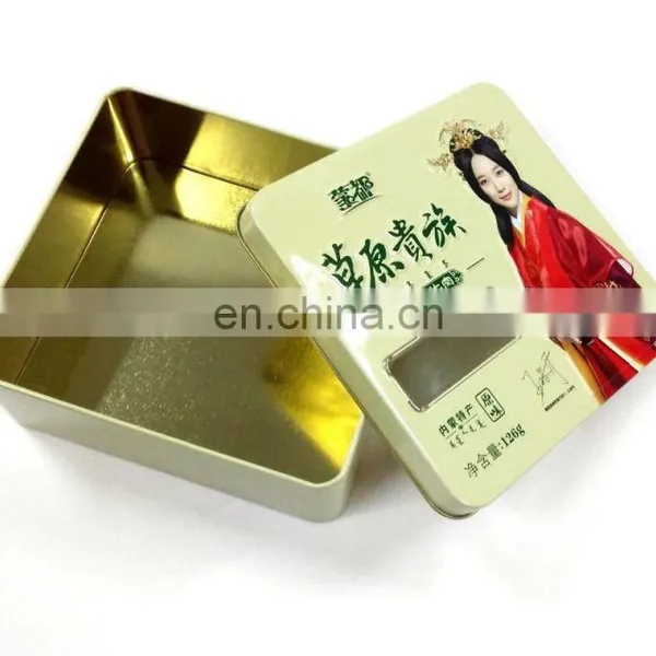 Mongolian Sliced Dried Beef Metal Tin Box With Window photo-2