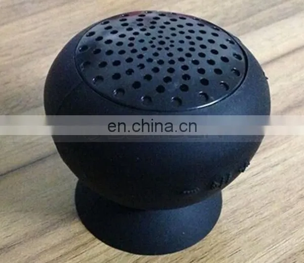 140mm 3W Bass Support Card Cute Silicone Sucker Wireless Mini Speaker photo-4