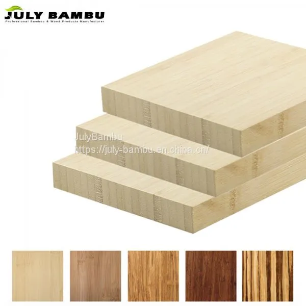 E0 Standard Bamboo Panel Laminated Bamboo Plywood Sheet 3mm 4mm photo-3