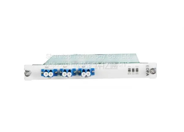 C-band Erbium Doped Fiber Amplifier Amplifying Optical Signals in Optical Transmission Systems