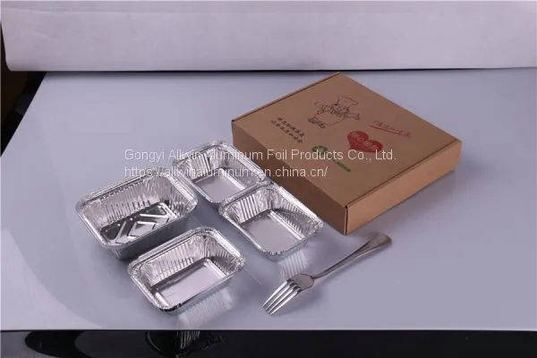 Take Away Aluminum Foil Container / Tin Aluminum Food Container photo-3