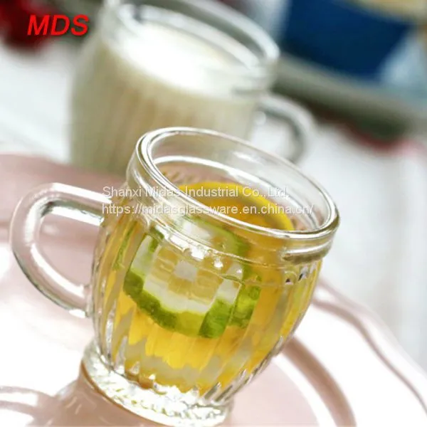 New Style 150ml Vertical Glass Pudding Cup With Handle photo-5