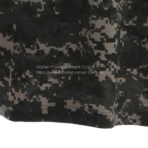 Fronter Produce FS011 Woodland Camo t Shirt With Collar photo-5