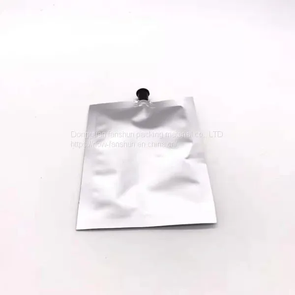 Ink Pigment Liquid Plastic Packaging Bag/pure Aluminum Stand Blank Suction Nozzle Bag photo-3