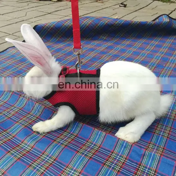 Hamster Bunny Chest Strap Harnesses Pet Rabbits Harness With Leash photo-4